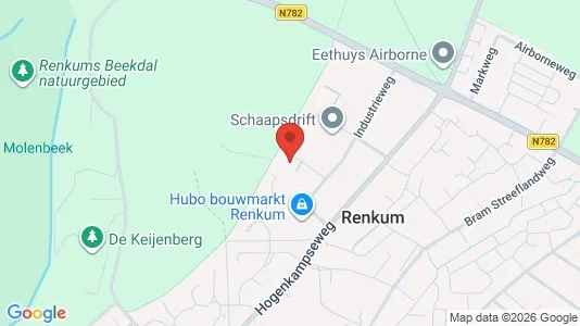 Bedrijfsruimtes for rent i Renkum - kort over placeringen