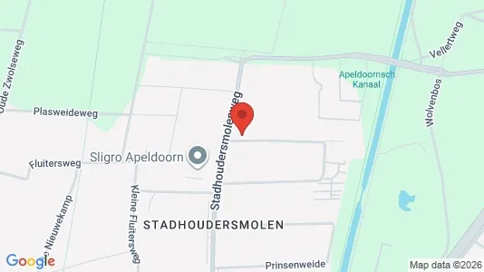 Kantorruimte for rent i Apeldoorn - kort over placeringen