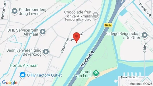 Kantorruimte for rent i Alkmaar - kort over placeringen