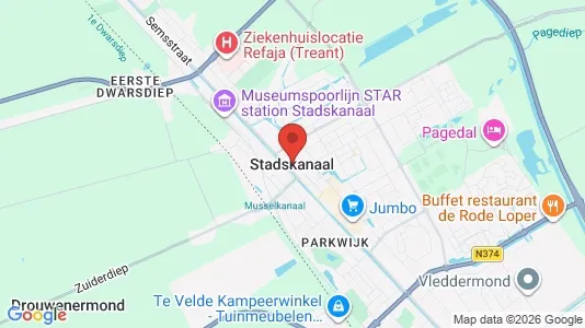 Winkels for rent i Stadskanaal - Foto uit Google Street View