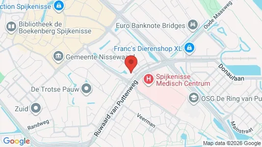 Kantorruimte for rent i Nissewaard - kort over placeringen