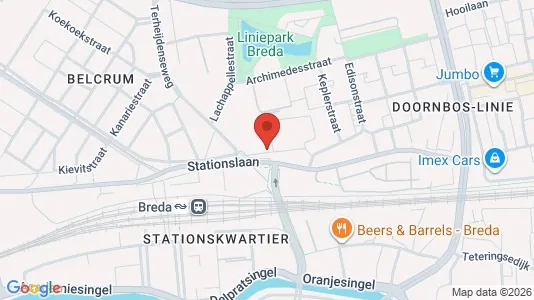 Kantorruimte for rent i Breda - Foto uit Google Street View