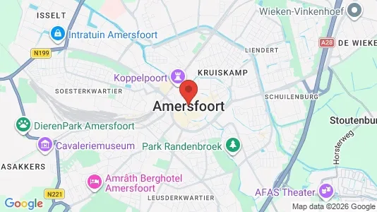 Bedrijfsruimtes for rent i Amersfoort - kort over placeringen