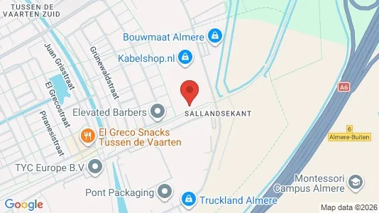 Bedrijfsruimtes for rent i Almere - Foto uit Google Street View