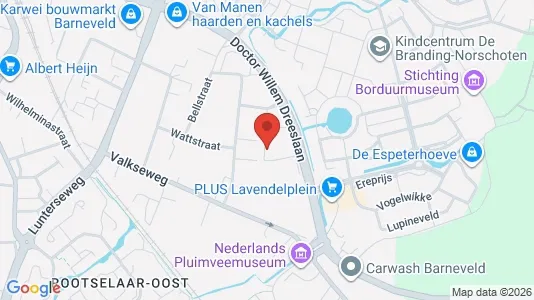 Bedrijfsruimtes for rent i Barneveld - kort over placeringen