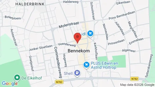 Bedrijfsruimtes for sale i Ede - kort over placeringen