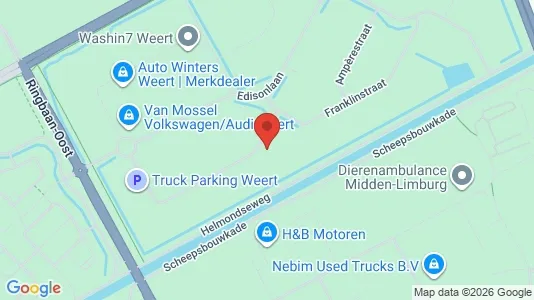 Bedrijfsruimtes for rent i Weert - kort over placeringen