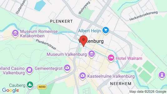 Kantorruimte for sale i Valkenburg aan de Geul - kort over placeringen