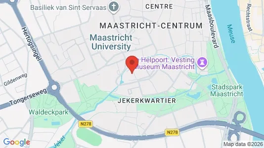 Kantorruimte for rent i Maastricht - kort over placeringen