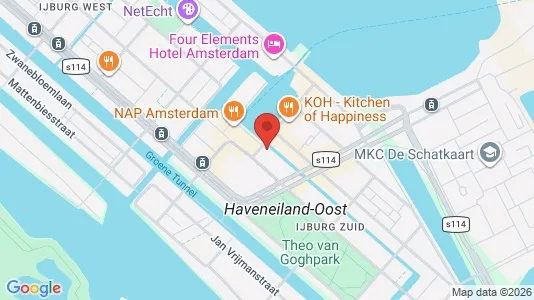 Kantorruimte for rent i Amsterdam Zeeburg - kort over placeringen