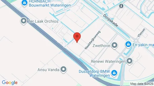 Bedrijfsruimtes for rent i Westland - kort over placeringen
