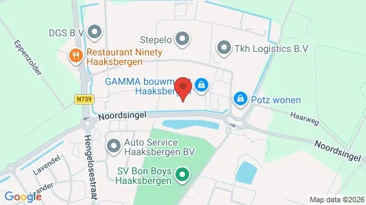 Bedrijfsruimtes for sale i Haaksbergen - kort over placeringen