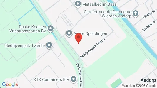 Producties for rent i Almelo - kort over placeringen
