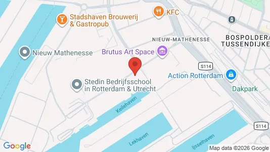 Kantorruimte for rent i Rotterdam Delfshaven - kort over placeringen