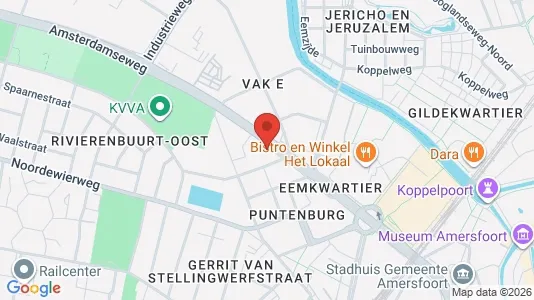 Kantorruimte for rent i Amersfoort - kort over placeringen