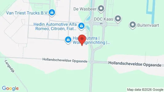 Producties for rent i Hoogeveen - kort over placeringen