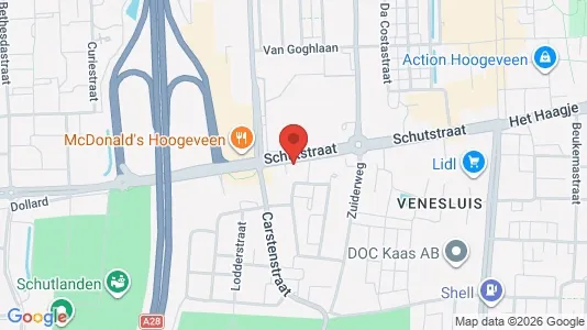 Kantorruimte for rent i Hoogeveen - kort over placeringen