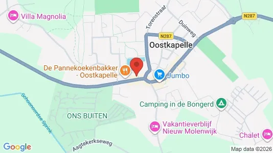 Kantorruimte for rent i Veere - kort over placeringen