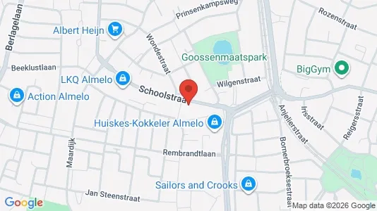 Kantorruimte for rent i Almelo - kort over placeringen