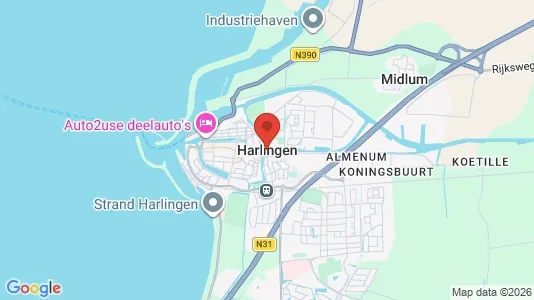 Bedrijfsruimtes for rent i Harlingen - kort over placeringen