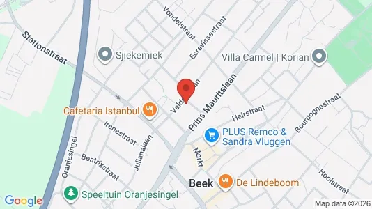 Kantorruimte for sale i Beek - kort over placeringen