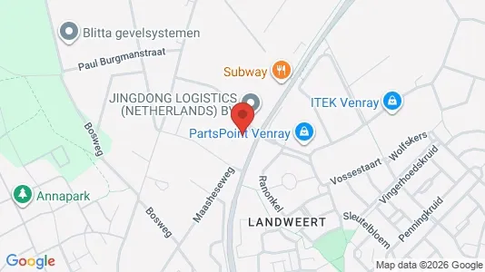 Kantorruimte for sale i Venray - kort over placeringen
