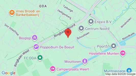 Kantorruimte for rent i Weert - kort over placeringen