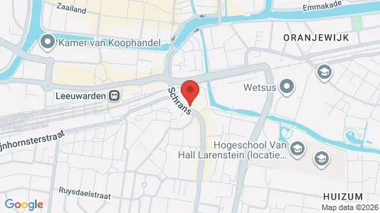 Kantorruimte for rent i Leeuwarden - kort over placeringen