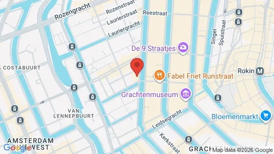 Bedrijfsruimtes for sale i Amsterdam Centrum - kort over placeringen