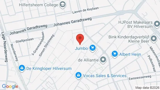 Bedrijfsruimtes for sale i Hilversum - kort over placeringen