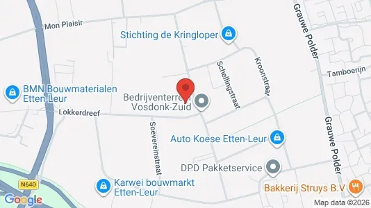 Bedrijfsruimtes for rent i Etten-Leur - kort over placeringen