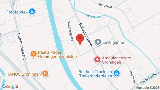 Bedrijfsruimtes for rent i Groningen - kort over placeringen