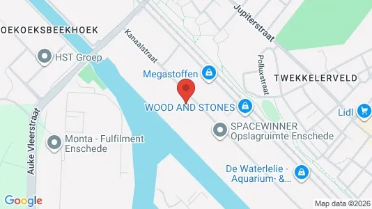 Bedrijfsruimtes for rent i Enschede - kort over placeringen
