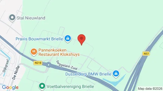 Bedrijfsruimtes for rent i Brielle - kort over placeringen