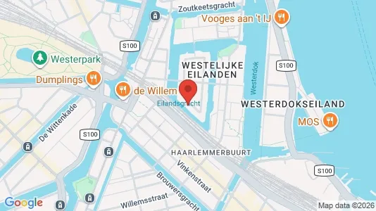 Kantorruimte for rent i Amsterdam Centrum - kort over placeringen