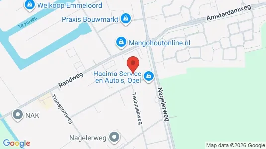 Producties for rent i Noordoostpolder - kort over placeringen