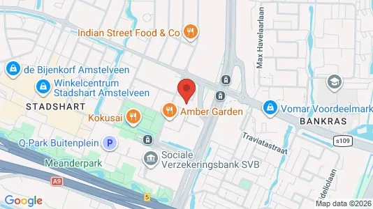 Kantorruimte for rent i Amstelveen - kort over placeringen