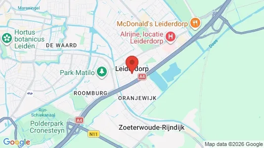 Kantorruimte for rent i Leiderdorp - kort over placeringen