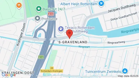 Kantorruimte for rent i Rotterdam Prins Alexander - kort over placeringen