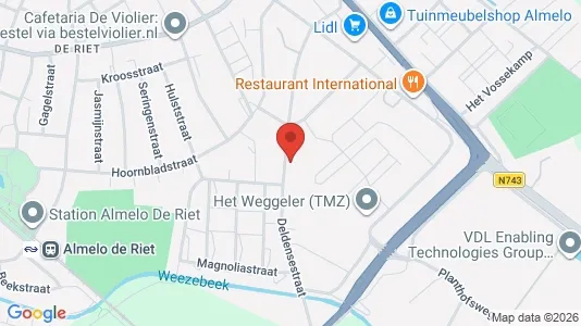 Bedrijfsruimtes for sale i Almelo - kort over placeringen