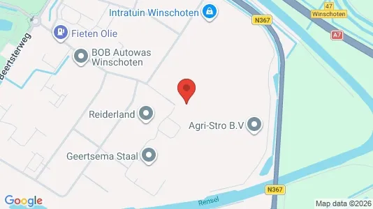 Bedrijfsruimtes for rent i Oldambt - kort over placeringen