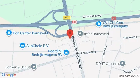 Kantorruimte for rent i Barneveld - kort over placeringen