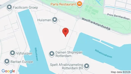 Bedrijfsruimtes for rent i Schiedam - kort over placeringen