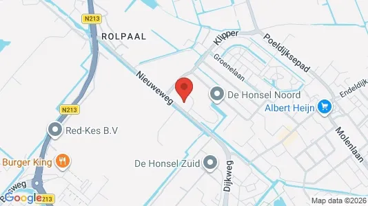 Bedrijfsruimtes for sale i Westland - kort over placeringen