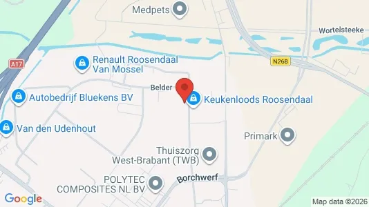 Bedrijfsruimtes for rent i Roosendaal - kort over placeringen