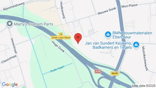 Bedrijfsruimtes for rent i Etten-Leur - kort over placeringen