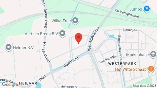 Bedrijfsruimtes for rent i Breda - kort over placeringen