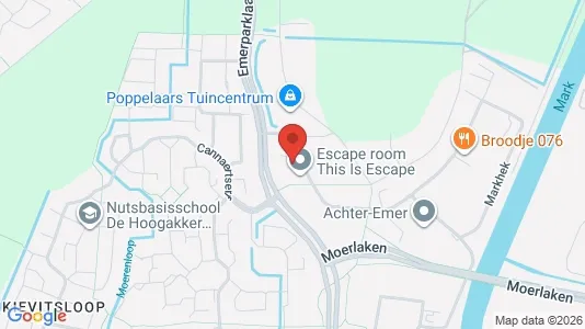 Kantorruimte for rent i Breda - kort over placeringen