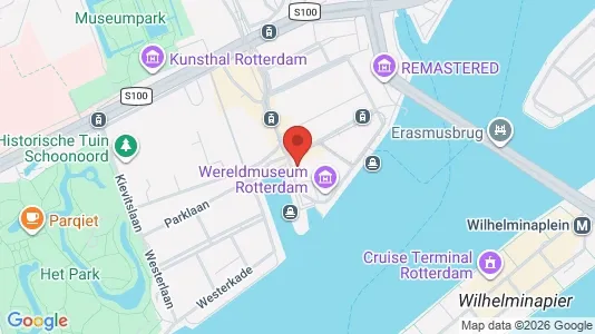 Kantorruimte for rent i Rotterdam Centrum - kort over placeringen