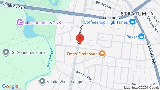 Kantorruimte for rent i Eindhoven - kort over placeringen